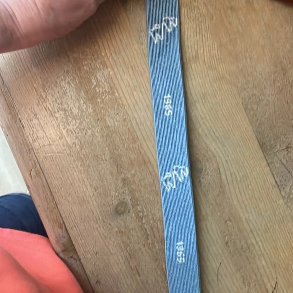 Smathers & Branson Needlepoint Belt Men’s Size 50 BB Bedens Brook Club Blue Golf